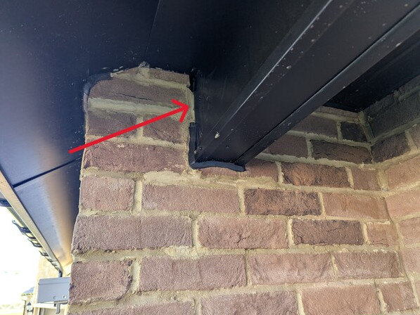Example of brickwork issue.