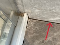 Example of sealing issue.