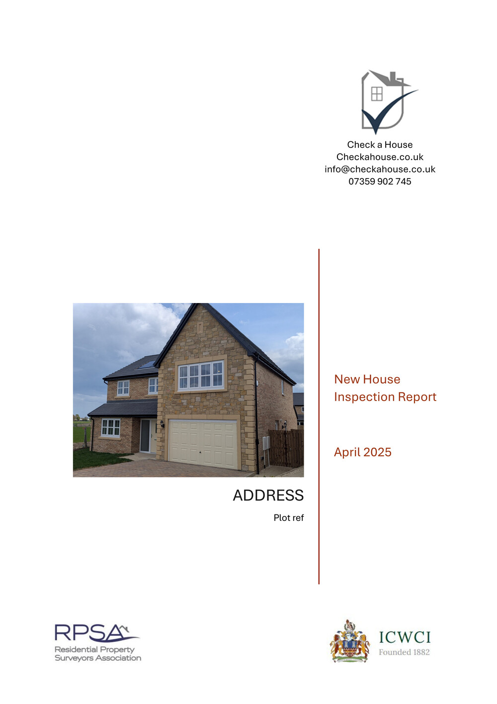 Sample of Report page